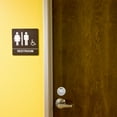 thumbnail image 1 of SOPOTUTU Privacy Door Handle Sign Bathroom Lock Modern Appearance Hollow Turn Knob 1 Set, 1 of 8
