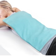 Ktinnead 12"x 21" Extra Large Gel Ice Hot Pack with Soft Fabric Cover Ice Packs for Injuries Reusable Back Pain Relief/Physical Therapy Cold Compress Flexible Cooling Pad for Knee, Hip, Sciatica