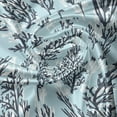 thumbnail image 5 of Ambesonne Blue and White Window Valance, Coral Seaweed, 54" X 18", Pale Blue Dark Blue, 5 of 5