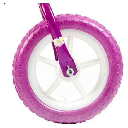 WonderWheels 12" Kid's Beginner Bicycle for 2-4 Years Old Boys' and Girls' Bike Foam Tire for Indoor Use No Brake - Purple