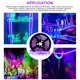 thumbnail image 2 of Advancent Cadena de luz LED Luz uniforme Tira flexible fluorescente Sin cableado Cadena de luz de fondo de TV con perlas LED para fiesta Oficina Iluminación navideña Advancent HA017458-00, 2 of 6