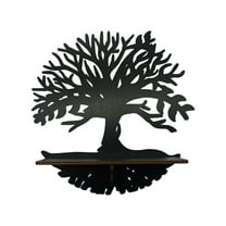 Nmdmisc Wooden Wall Shelf Rustic Retro Bohemian Wall Decorations Halloween Storage Shelf