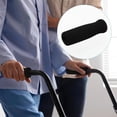 thumbnail image 3 of Cane Replacement Hand Grip, Traditional Cane Easy Slide on Cane Handle Grip, Black Foam Offset Canes Foam Hand Support - Pack of 4, 3 of 7