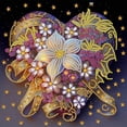 thumbnail image 1 of 5D DIY Parcial Especial en Forma Taladro Diamante Pintura Amor (K148), 1 of 9