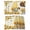 beige, variant on Gnomes Placemats Set of 12, Vintage Yellow Sunflower Summer Bee Grey Plaid Placemats for Dining Table, Place Mats for Kitchen Tabletop, Waterproof Wipeable Dining Table Mats Set