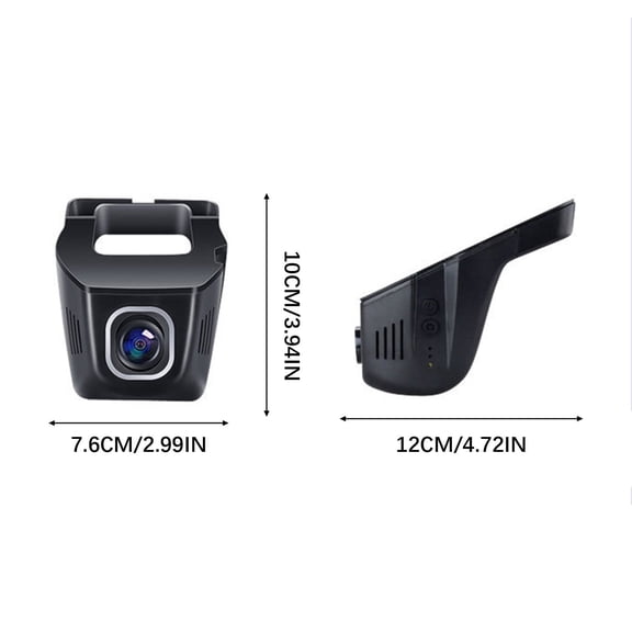 Momihoom Hidden 1080P WiFi Dash Cam with Parking Monitor, Night Vision, and Mobile App