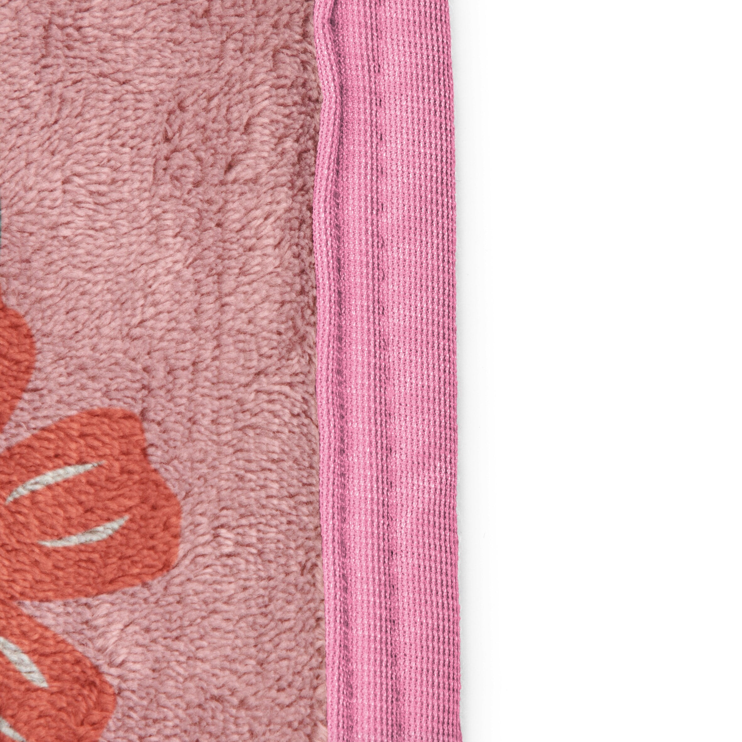 Sanrio Hello Kitty Floral Grace 46 x 60 Coral Fleece Kids Throw Blanket - Soft Bedding Accessories