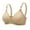 Beige, variant on Button Underwear Womens Bra Middle Women Elderly Womens Bra Thin Style Without Steel Ring Front Button Style Summer Sports Brawls for Women