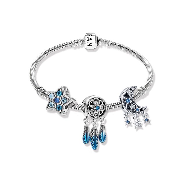 Charms Pulsera Pandora Chapada En Plata 925 Con Globos De Tortuga Gao Jiahui unisex