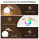 thumbnail image 3 of Kids Night Light, USB Rechargeable Bedside Lamp, Baby Night Light with Dimmable Warm Light & 7 Color Lights, 3 of 5