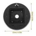 thumbnail image 2 of Worgeous 2pcs Plastic Diameter Clock Casing Back Cover For Clock Wall Clock Frame Part Replacement Back Covers for Hanging Clock, 2 of 8