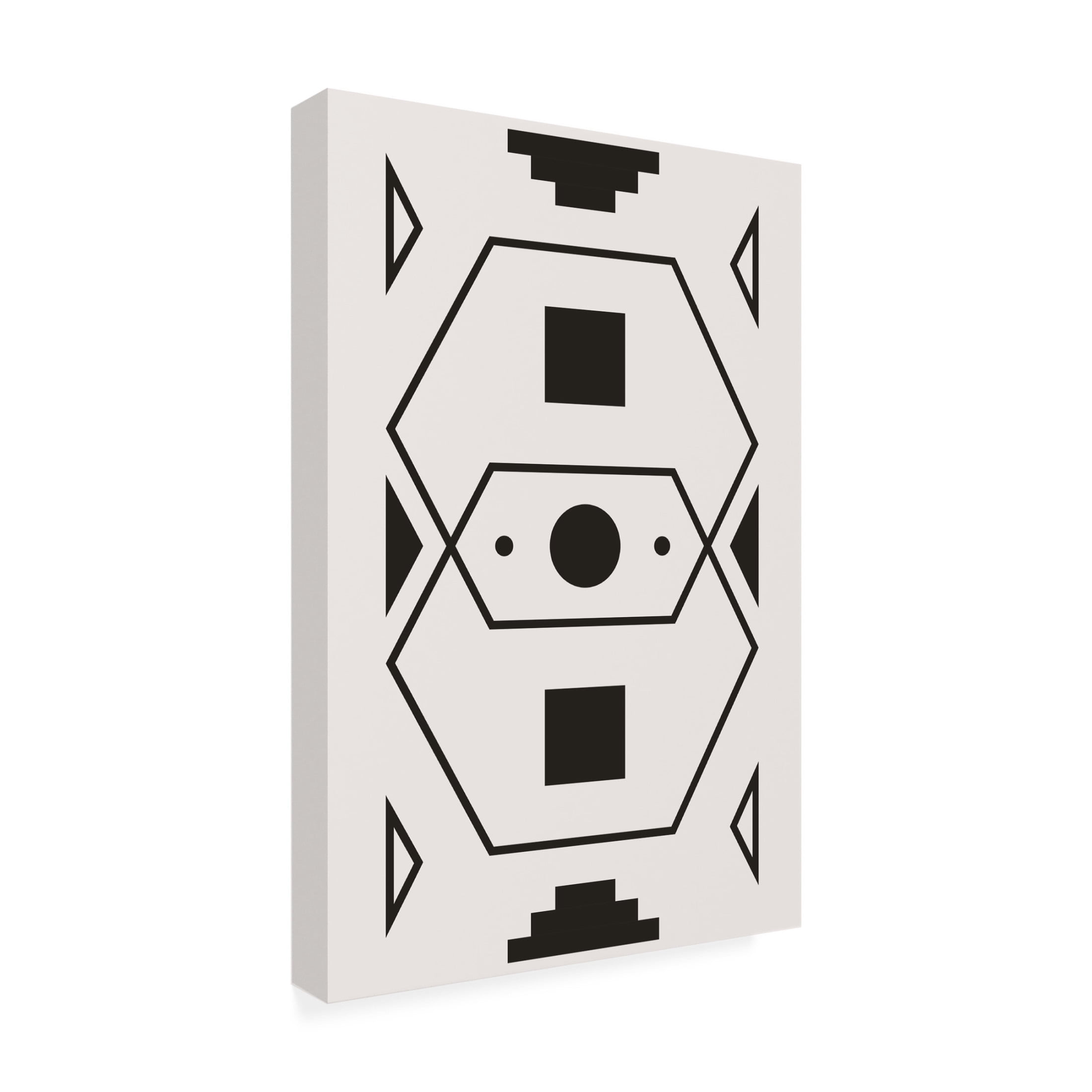 Trademark Fine Art jay stanley Minimal Shapes 3 Canvas Wall Art
