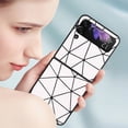 thumbnail image 5 of Allytech Galaxy Z Flip 3 Cover, Flip 3 Case, Drop Protection Scratch Resistant Women Men Girls Plastic Protective Phone Cases Cover for Samsung Galaxy Z Flip 3 5G 2021, Spider Web White, 5 of 8