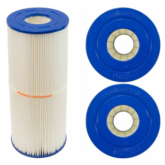 Pleatco PRB25-IN-4 Pool Filter Cartridge, 25sqft, 2.13"OT&OB, 5"D, 13.94"L, 4oz