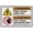 Warning Sign 2, variant on Bilingual Warning High Voltage Keep Out Sign 8"x12", Aluminum Tin Warning Signs for Home Outdoor Garden, High Visibility Bilingual Security Sign