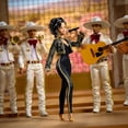 thumbnail image 4 of Barbie Signature Doll, Juan Gabriel Collectible in Chic Black and Gold Suit with Cropped Jacket and Golden Accessories, 4 of 5