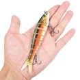 thumbnail image 4 of Cebos TARUOR 140mm Multi articulado Swimbait realista 8 segmentos pesca Swimbait Minnow señuelos art Taruor Cebos, 4 of 7
