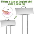 thumbnail image 2 of WOLF PEOPLE Metal Plant Labels Used to Mark and Identify Flowers, Plants, Shrubs, Herbs, 2 of 5