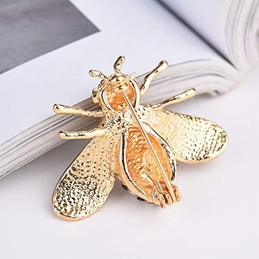 Broche Abeja Y Mariposa Acero Inoxidable - Joyería Minimalista Insectos, Regalo Elegante Para Mujer