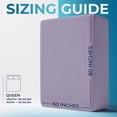 thumbnail image 5 of Utopia Bedding Extra Deep Pocket Queen Fitted Sheet, Fits up to 21 Inch Mattress - Hotel Luxury, Soft, Breathable and Comfy - Shrinkage and Fade Resistant - Easy Care Lavender, 5 of 5