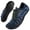 Dark Blue, variant on Ecetana Water Shoes for Women Men Wide Toe Beach Barefoot Aqua Shoes Breathable Diving Swim Shoes