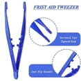 thumbnail image 2 of First Aid Tweezers, Plastic Tweezers, Disposable Forceps Compatible with Medical, Crafts, 2 of 4