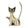 thumbnail image 2 of Cat God Ring Holder, Cat God Design Retro Style Metal Ring Holder Zinc Alloy  For Rings, 2 of 8