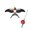 Black, variant on Dynamic Kite with Fishing Line Reel - Outdoor Beach Angling Themed Flying Wing Kite with Rod and Line for Family Outdoor Activities