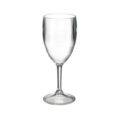 Vintage Clear Acrylic - Free-Free Usa MG-J0 Wine Goblet, Clear Acrylic, 10-oz., Must Purchase In Quant. of 6 - Quantity 6