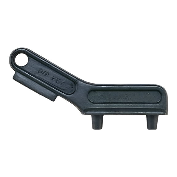 Seachoice Deck Plate Key, Black, Polycarb, 3-3/8 In., Fits Most Fuel, Gas & Water Tank Deck Fill Caps