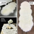 thumbnail image 4 of Efavormart 6FT x 2FT - White Faux Sheepskin Rug, Soft Fur Area Rug Runner for Sofa Cover, Bedside Runner, Living Room, Modern Decor Rug, 4 of 11