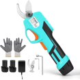 thumbnail image 1 of Electric Pruning Shears, 7.2V Cordless Pruning Shears, Power Pruner with 2pcs 2Ah Rechargeable Batteries and 1 Replacement Blade, Electric Pruner for Gardening, Twigs, Crafting, 0.87in Branch Cutter, 1 of 6