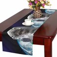 thumbnail image 1 of YUSDECOR Funny Raccoon Astronaut in Space Table Runner Home Decor for Wedding Banquet Decoration 16x72 Inch, 1 of 2