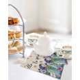 thumbnail image 4 of Hello Spring Kitchen Dish Towels for Drying Dishes Set of 4, Pastoral Purple Bottle Floral Rustic Burlap Waffle Weave Microfiber Hand Tea Bathroom Towels Quick Dry & Absorbent Towel 12x12, 4 of 7