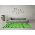 thumbnail image 3 of Ahgly Company Indoor Rectangle Abstract Green Modern Area Rugs, 5' x 8', 3 of 4