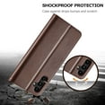 thumbnail image 6 of Galaxy S24 Wallet Case for Samsung Galaxy S24 Premium Luxury PU Leather Wallet Flip Magnetic Clasp Cover Retro S24 Case Credit Card Holder Kickstand Shockproof Case,
Brown, 6 of 17