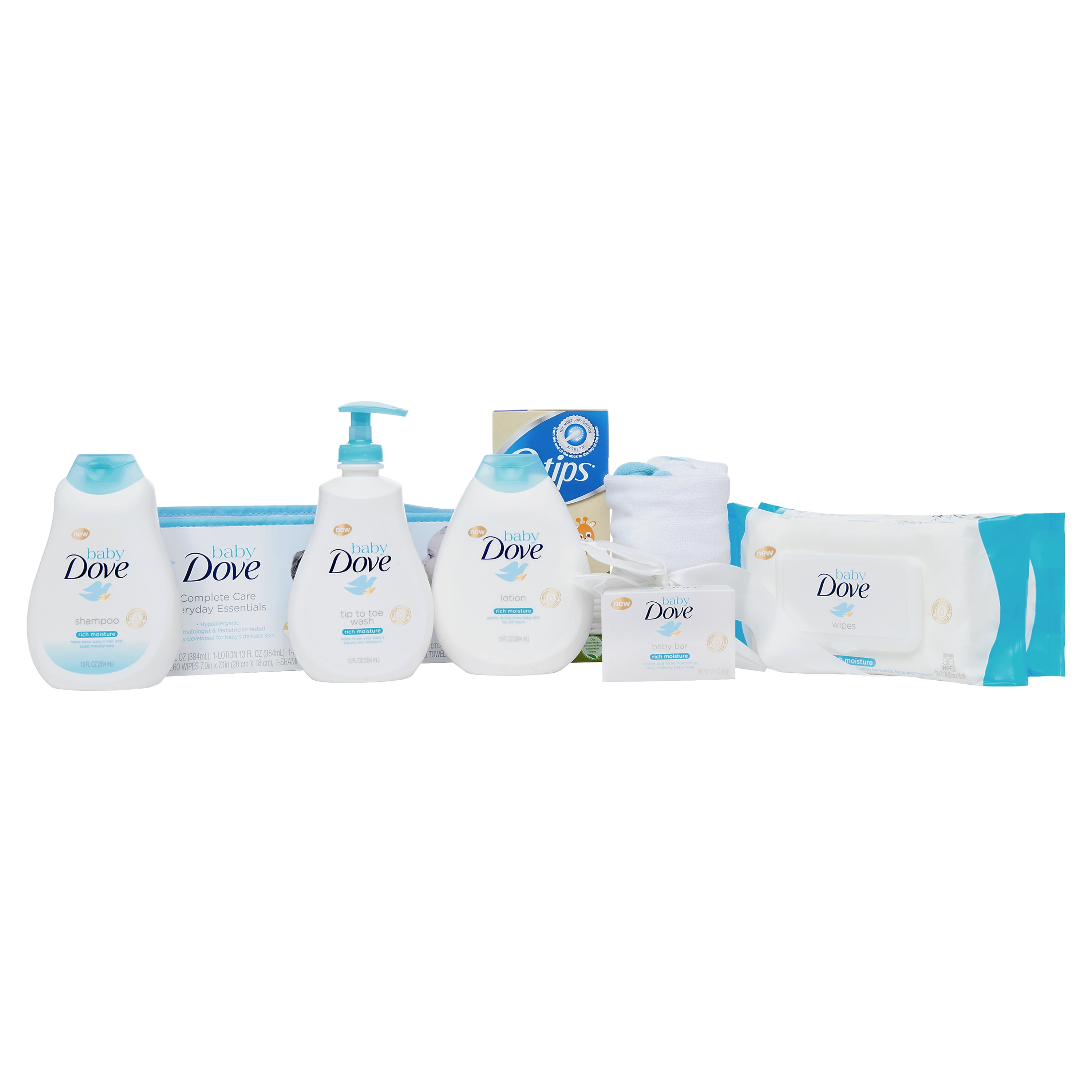 baby dove complete care bath time essentials gift set