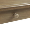 thumbnail image 5 of Laptop Desk with Center Glide Drawer, Writing Desk with Solid Wood Turned Legs, MDF with Solid Wood Veneer Top, Natural, 5 of 7