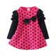 thumbnail image 1 of Vestido de manga larga para niña, ropa de primavera, Top de lunares para bebé, lazo de princesa infantil de 1 a 8 años, vestidos de estilo coreano para niñas 2T Gao Jinjia LED, 1 of 2