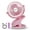 Pink, variant on skygenius Portable Clip-On Electric Household Fan