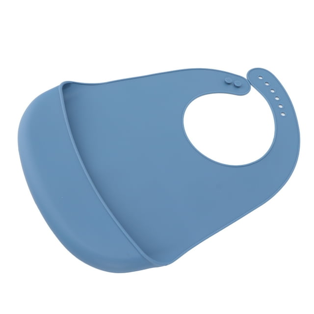 Babero para adultos mayores, Protector de Ropa impermeable de Silicona, babero Para Comer Con Recogedor de Migas, Fácil de Limpiar, Evita Que la Ropa Se Ensucie