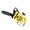 Yellow, variant on Miniature Chainsaw Sound Key Chain Plastic Design Key Holder Charm Perfect For Backpacks And Keyrings