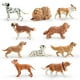 thumbnail image 3 of Juego de figuras de perros realistas de animales de PVC, 10 unidades, 3 of 3