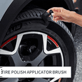 thumbnail image 3 of Car Tyre Cleaning Brush Set Tire Shine Applicator High Density Detailing Brushes for Vents Trim Seats Emblems Wheels, 3 of 6