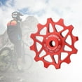 thumbnail image 3 of 12T/14T Rear Derailleur Pulley Aluminum Alloy Jockey Wheel Ceramic Guide Pulley Roller , Mountain Bike, , BMX 12T Red, 3 of 8