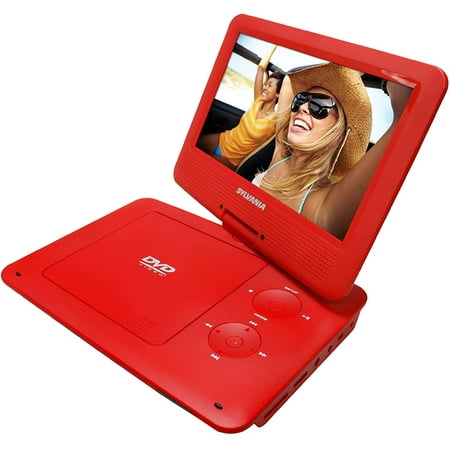 Sylvania 9-Inch Swivel Screen Portable DVD/CD/MP3 Player with 5 Hour