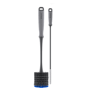 Zulu Gray Plastic Water Bottle Cleaning Set