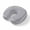 Gray, variant on Neck Pillow Ergonomic Memory Foam U Shaped Pillows,Minimalist Geometric Triangle Art Soft Portable Neck Head Support Cushion Pillow for Travel Airplane Car Office Use,Yellow Green and White