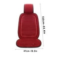 thumbnail image 3 of Car Seat Cushion Winter Warm Thickened Heated Seat Cover Plush Soft Comfortable Auto Interior Accessories Non Slip Bottom Universal Fit For Vehicle Truck SUV Cold Weather Driving Cozy, 3 of 6