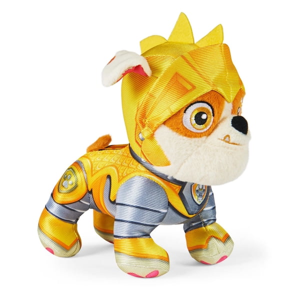 PAW Patrol, Rescue Knights Rubble Stuffed Animal Plush Toy, 8-inch, Kids Toys for Ages 3 and up